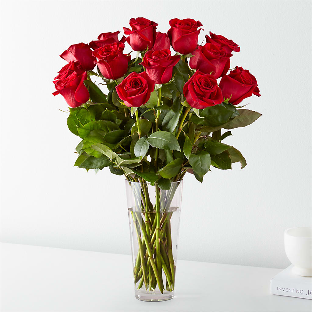 Long Stem Red Rose Bouquet – Konbit Flowers Group Llc, Brooklyn NY