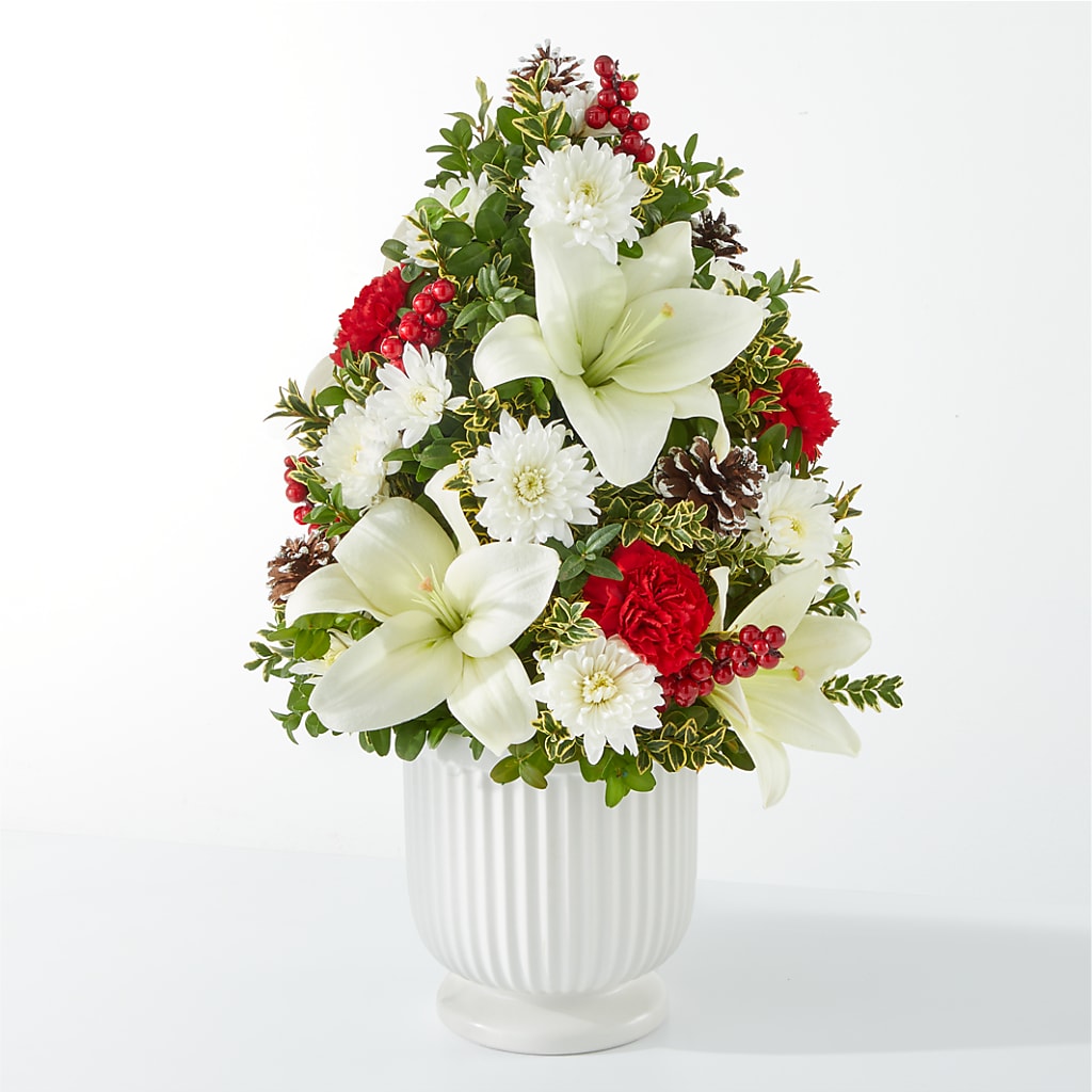 Festive Moments Tree – Konbit Flowers Group Llc, Brooklyn NY