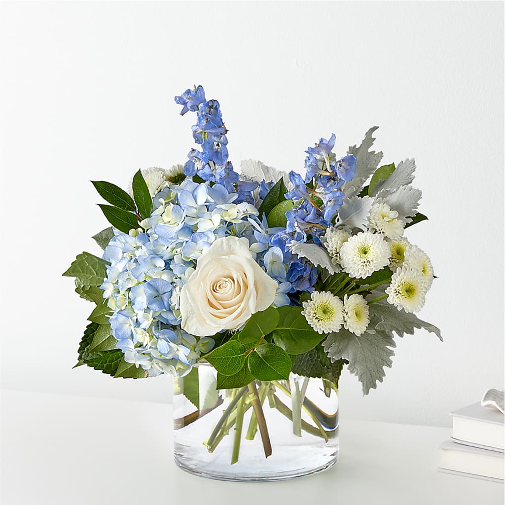 Clear Skies Bouquet – Konbit Flowers Group Llc, Brooklyn NY