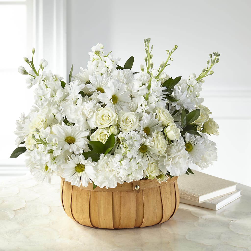 Graceful Garden Basket – Konbit Flowers Group Llc, Brooklyn NY