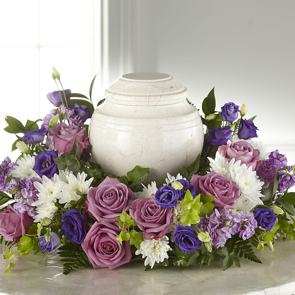 Blooming Sympathy Cremation Adornment – Konbit Flowers Group Llc, Brooklyn NY