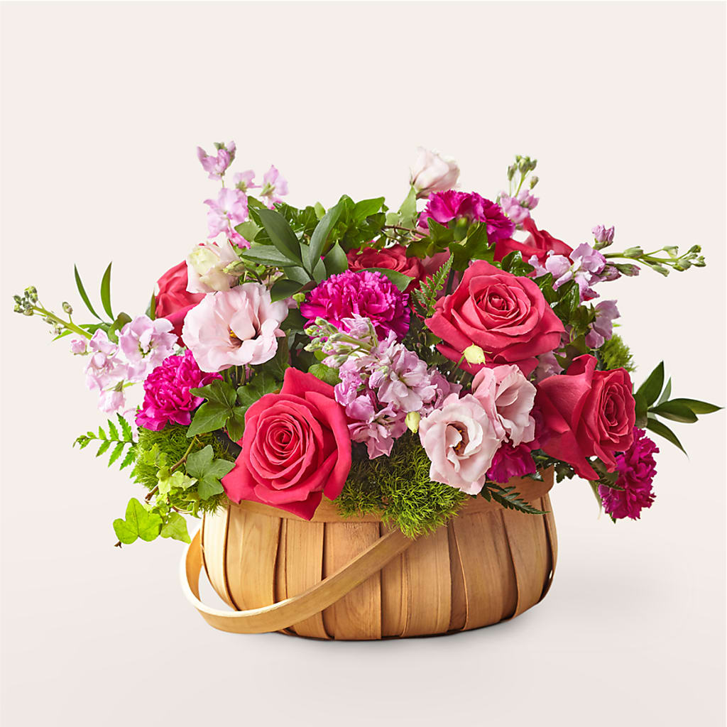 Radiance in Bloom Basket – Konbit Flowers Group Llc, Brooklyn NY