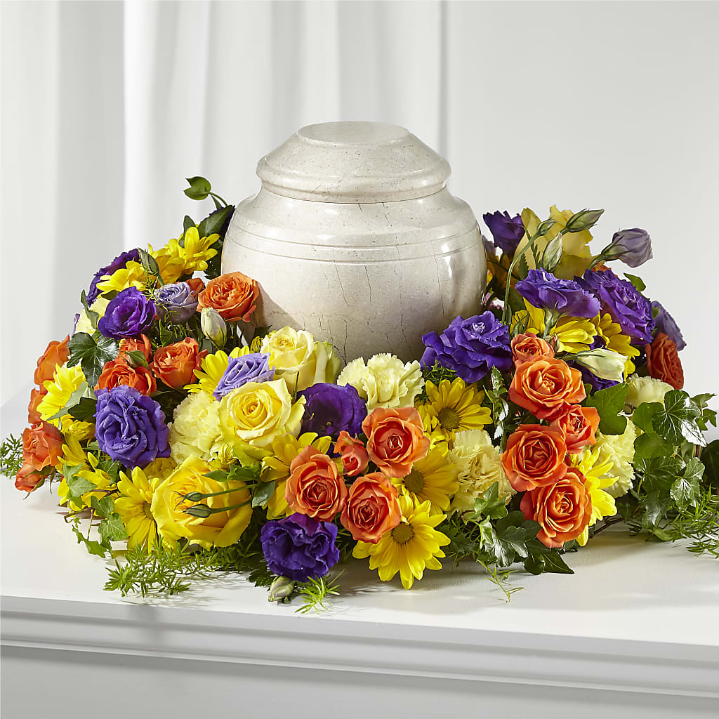 Blossoms of Remembrance Cremation Adornment – Konbit Flowers Group Llc, Brooklyn NY