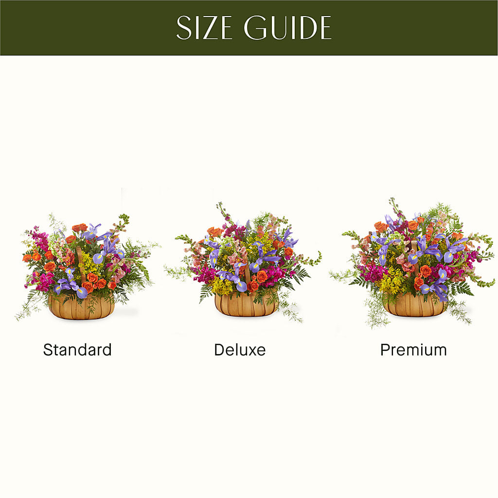 Garden of Life Basket – Konbit Flowers Group Llc, Brooklyn NY