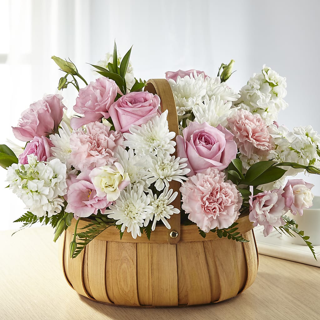 Always Graceful Basket – Konbit Flowers Group Llc, Brooklyn NY