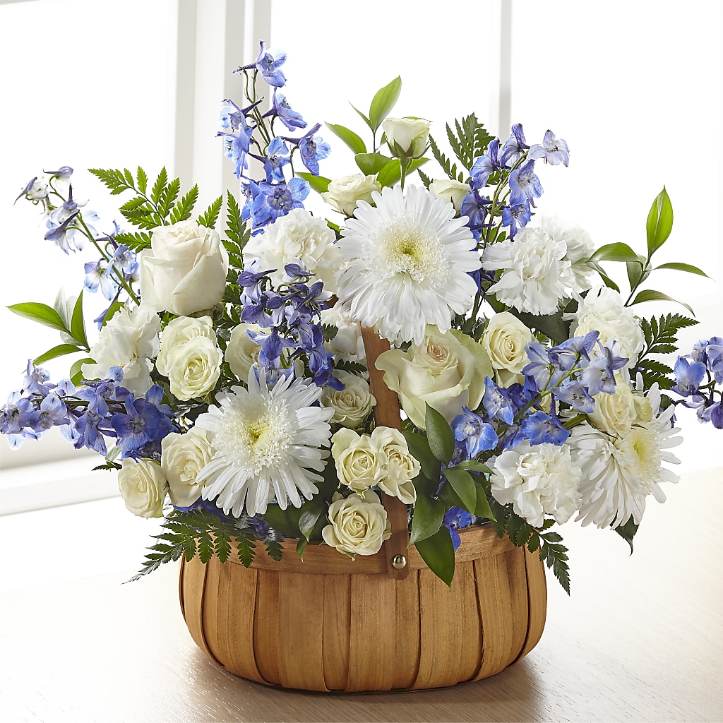 Harmony & Grace Basket – Konbit Flowers Group Llc, Brooklyn NY