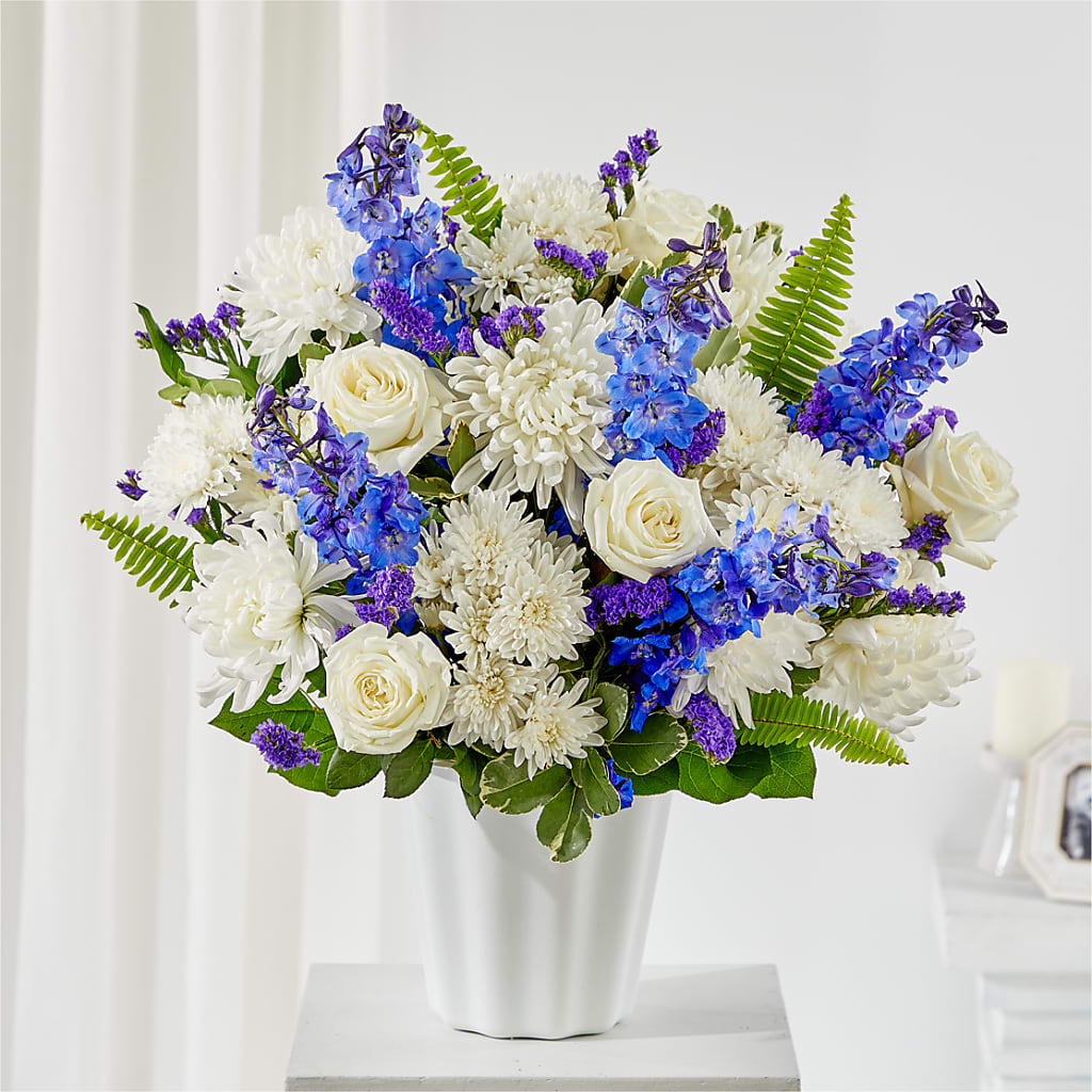 Hold Dear Tabletop Basket – Konbit Flowers Group Llc, Brooklyn NY