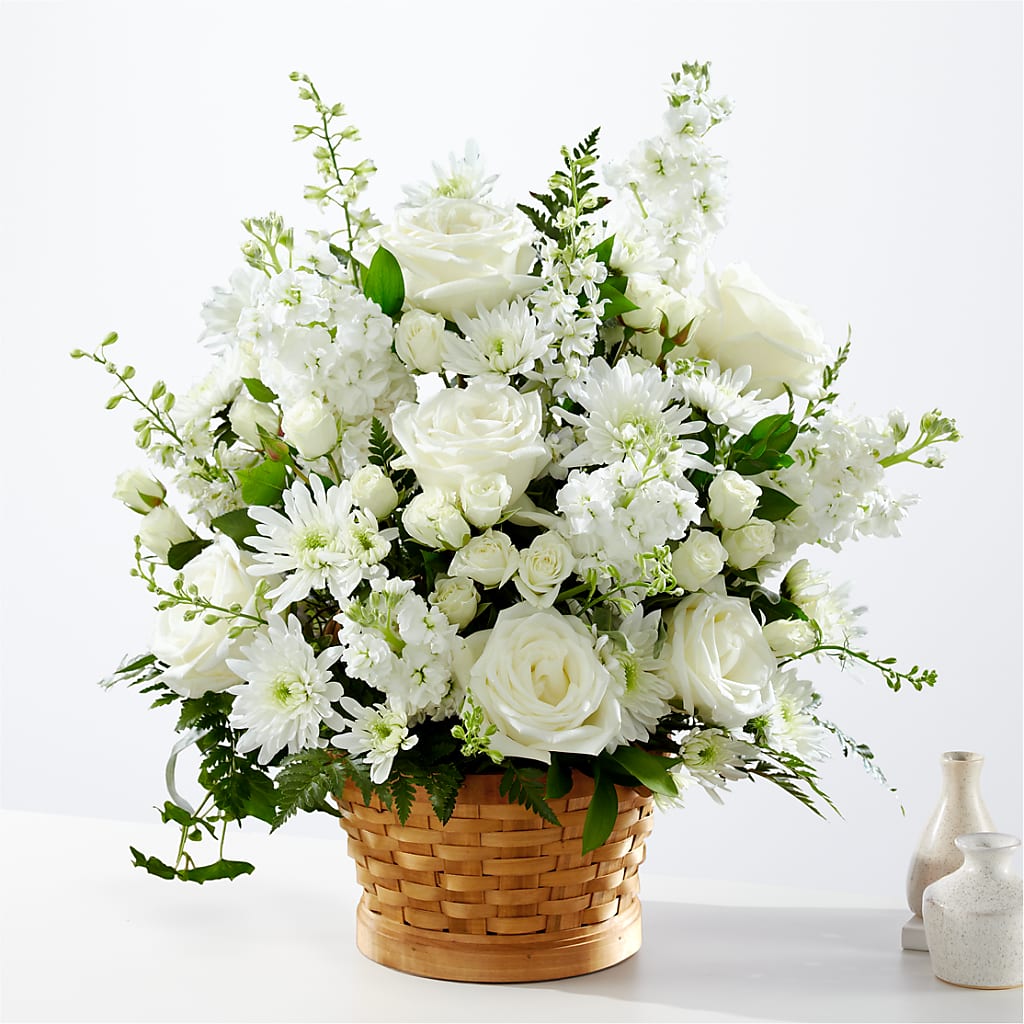 Heartfelt Condolences Arrangement – Konbit Flowers Group Llc, Brooklyn NY