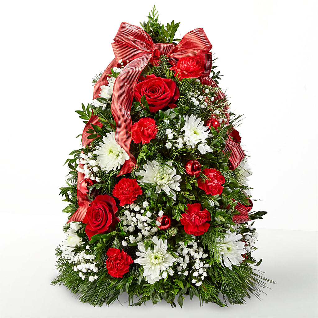Make It Merry Tree – Konbit Flowers Group Llc, Brooklyn NY