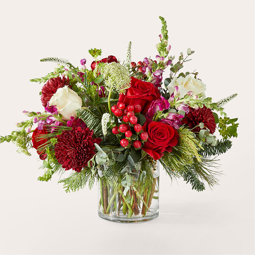 Cranberry Fizz Bouquet – Konbit Flowers Group Llc, Brooklyn NY