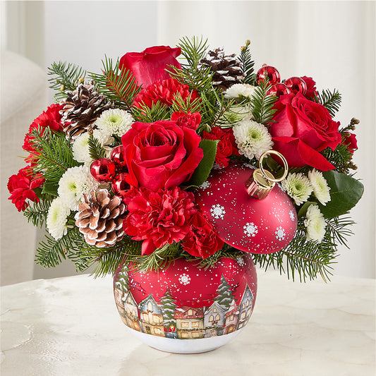 Christmas Carols Ornament –  Konbit Flowers Group Llc, Brooklyn NY