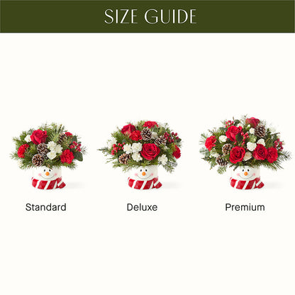 Jolly Snowman Bouquet –  Konbit Flowers Group Llc, Brooklyn NY
