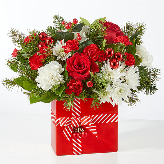 Presents Under the Tree Bouquet –  Konbit Flowers Group Llc, Brooklyn NY
