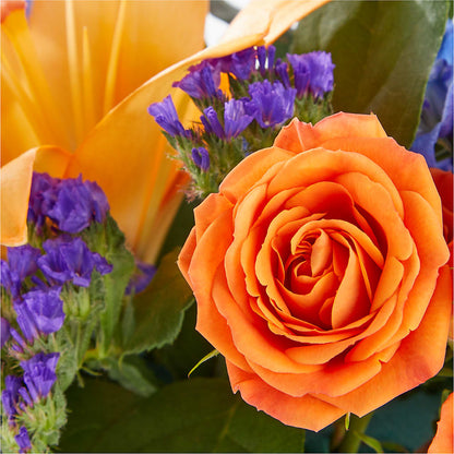Radiant Citrus Box Bouquet –  Konbit Flowers Group Llc, Brooklyn NY