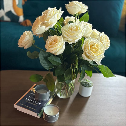 Long Stem Yellow Rose Bouquet –  Konbit Flowers Group Llc, Brooklyn NY