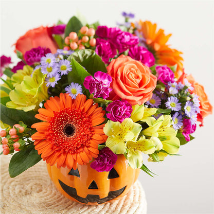 Tricks & Treats Pumpkin –  Konbit Flowers Group Llc, Brooklyn NY