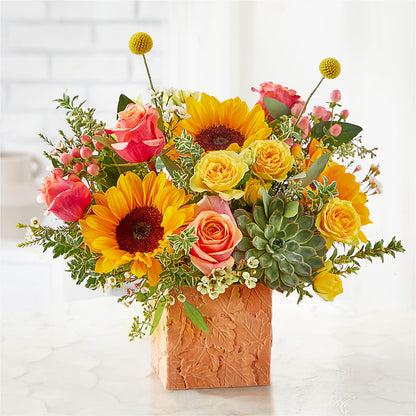 Sunflower Season Bouquet –  Konbit Flowers Group Llc, Brooklyn NY