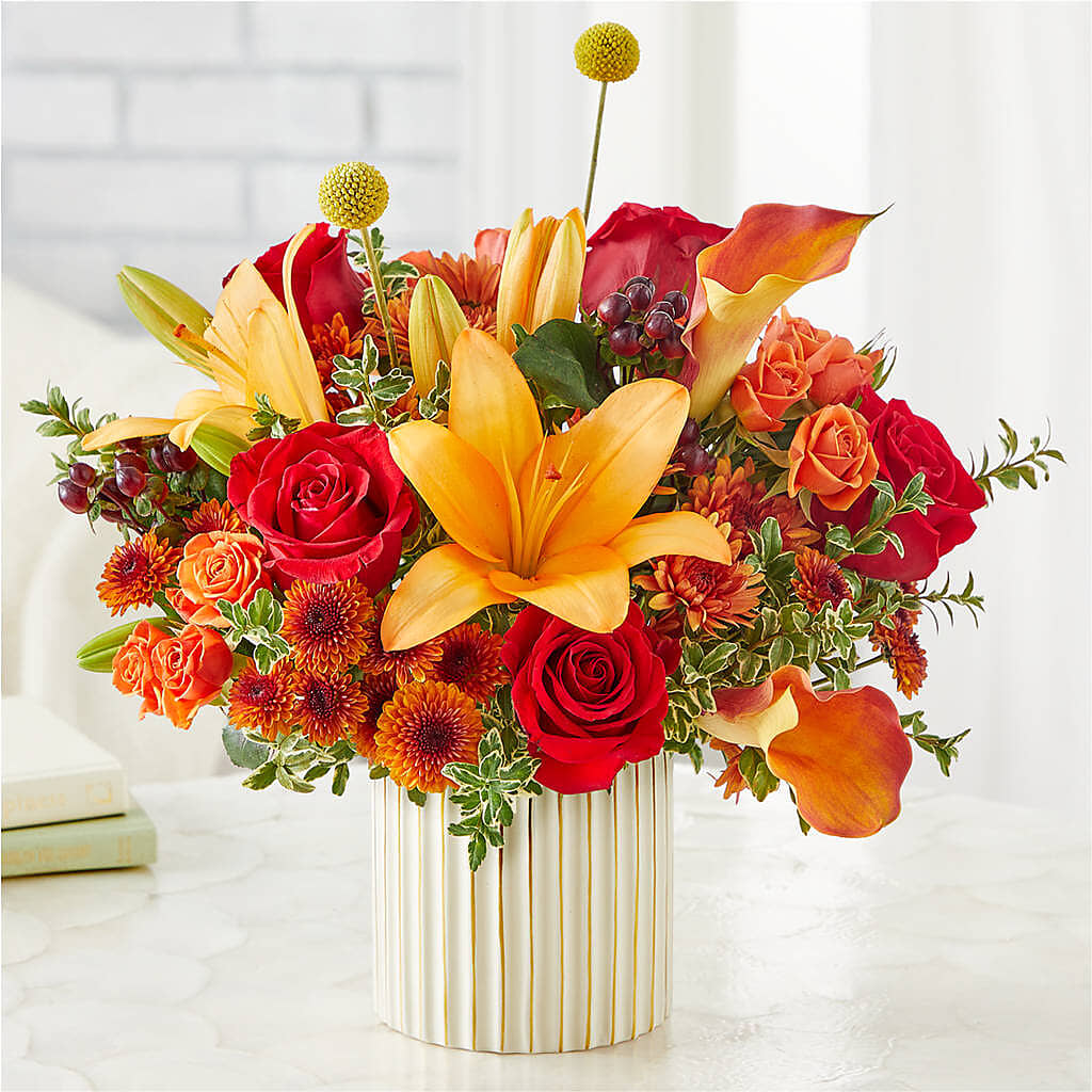 Scarlet Skies Bouquet –  Konbit Flowers Group Llc, Brooklyn NY
