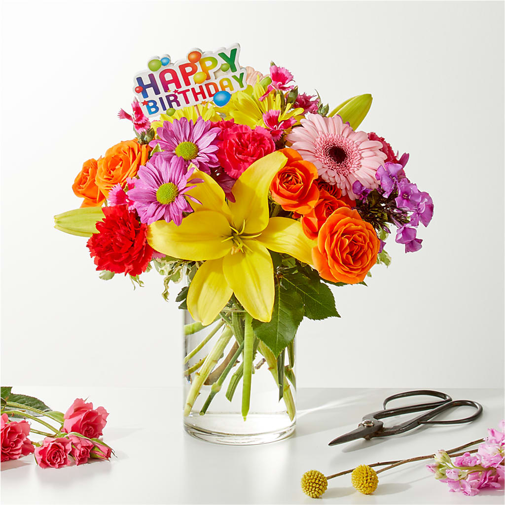 Cue the Confetti - A Florist Original –  Konbit Flowers Group Llc, Brooklyn NY