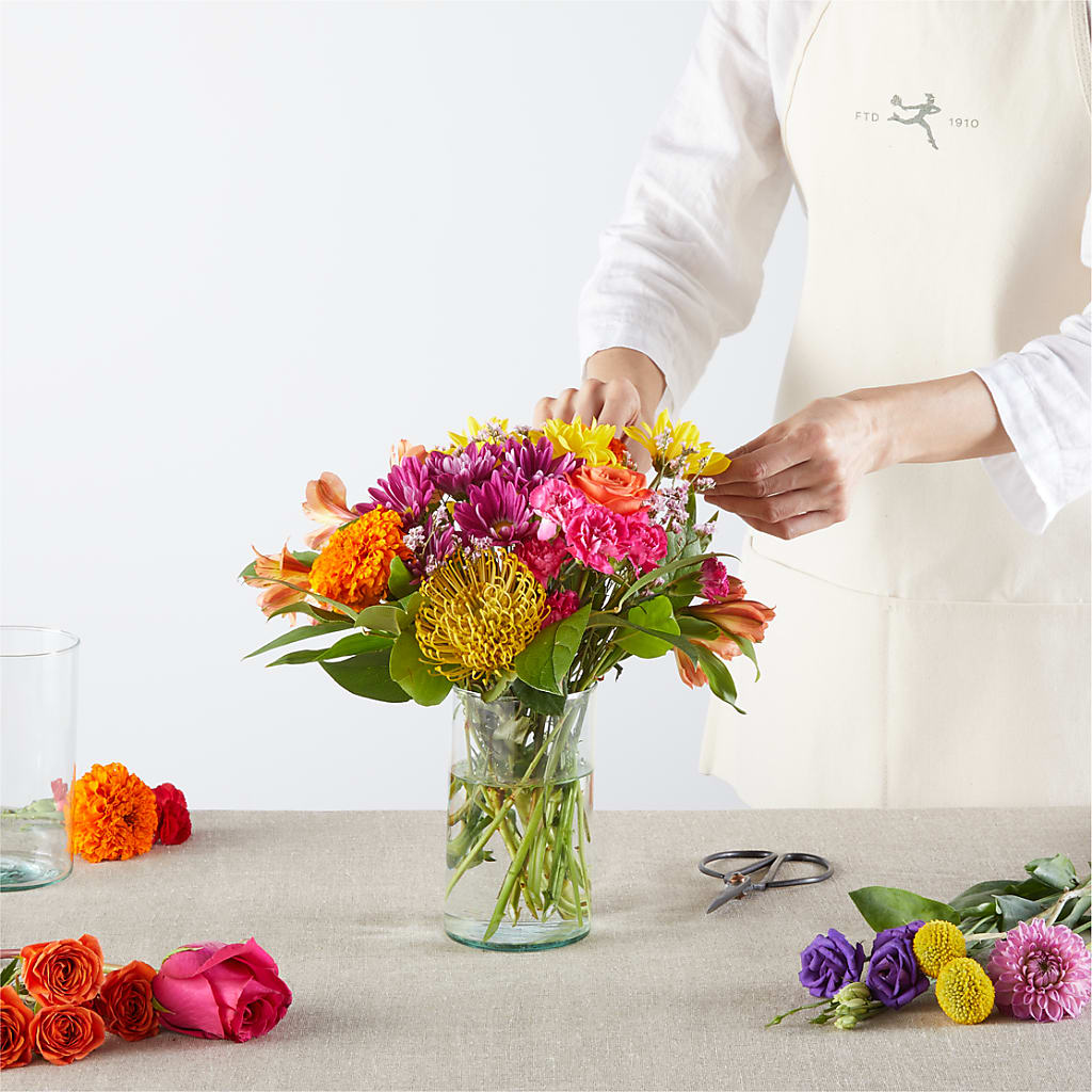 Feast of Color – A Florist Original –  Konbit Flowers Group Llc, Brooklyn NY