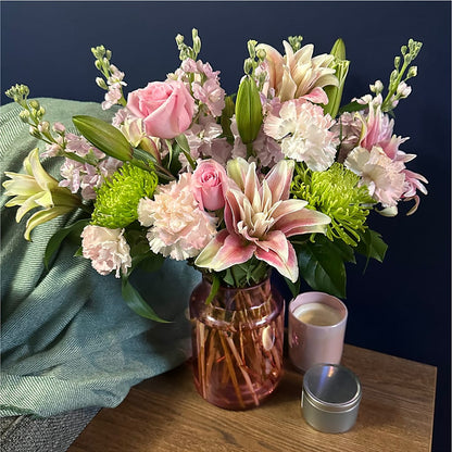 Pretty in Pink Bouquet –  Konbit Flowers Group Llc, Brooklyn NY