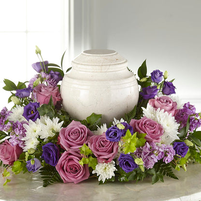 Blooming Sympathy Cremation Adornment –  Konbit Flowers Group Llc, Brooklyn NY