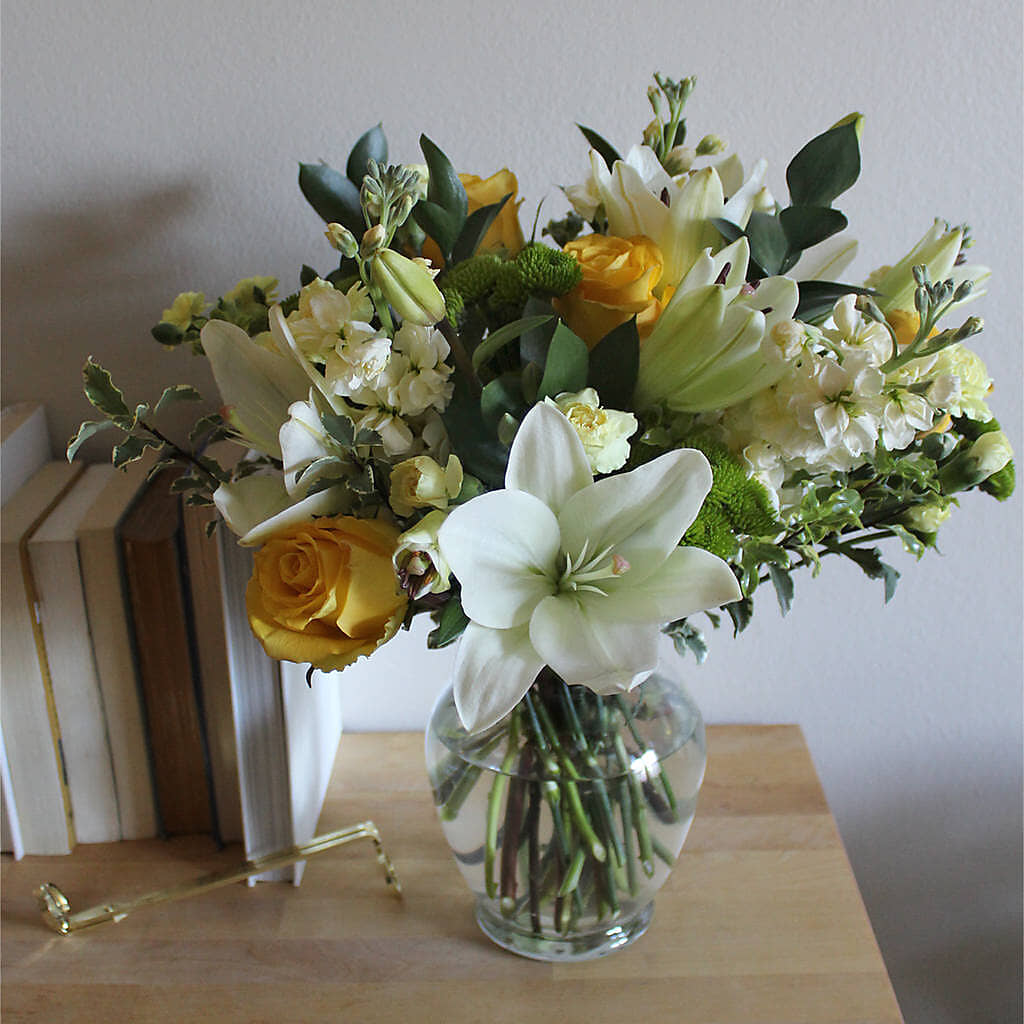 Hope & Serenity Bouquet –  Konbit Flowers Group Llc, Brooklyn NY