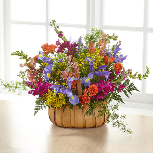 Garden of Life Basket –  Konbit Flowers Group Llc, Brooklyn NY