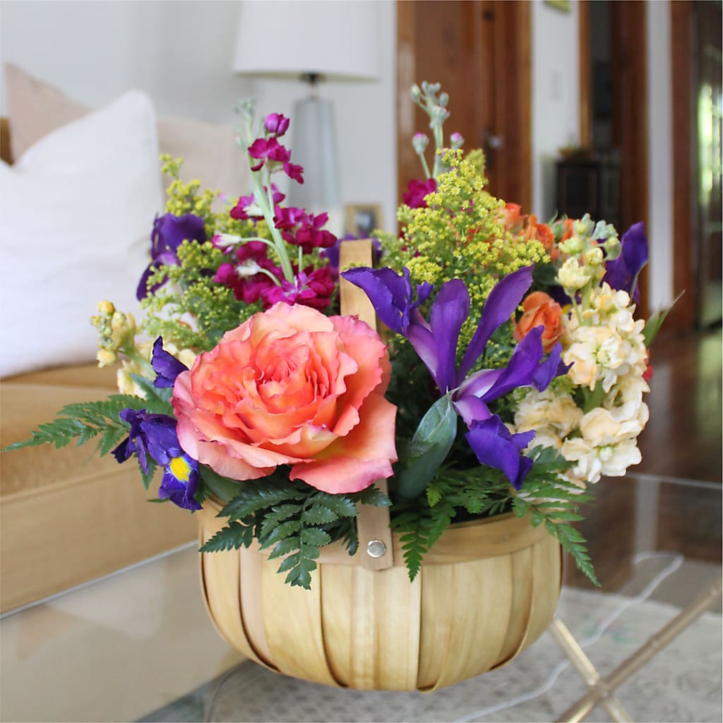 Garden of Life Basket –  Konbit Flowers Group Llc, Brooklyn NY