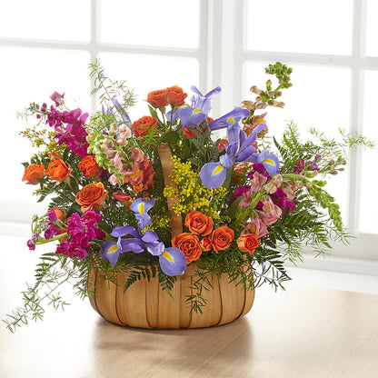 Garden of Life Basket –  Konbit Flowers Group Llc, Brooklyn NY