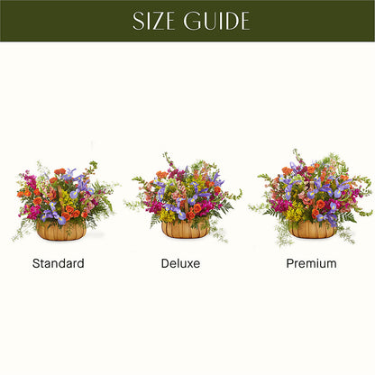 Garden of Life Basket –  Konbit Flowers Group Llc, Brooklyn NY