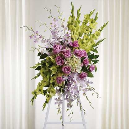 Lasting Legacy Standing Spray –  Konbit Flowers Group Llc, Brooklyn NY