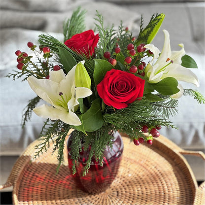 Evergreen Delight Bouquet –  Konbit Flowers Group Llc, Brooklyn NY