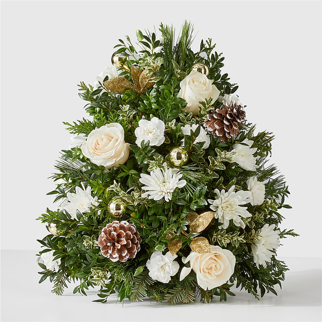 Árbol nevado
