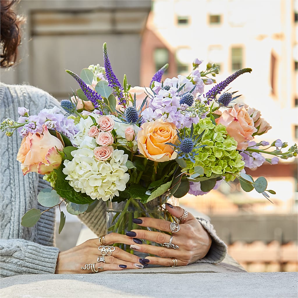 Porch Swing Bouquet –  Konbit Flowers Group Llc, Brooklyn NY