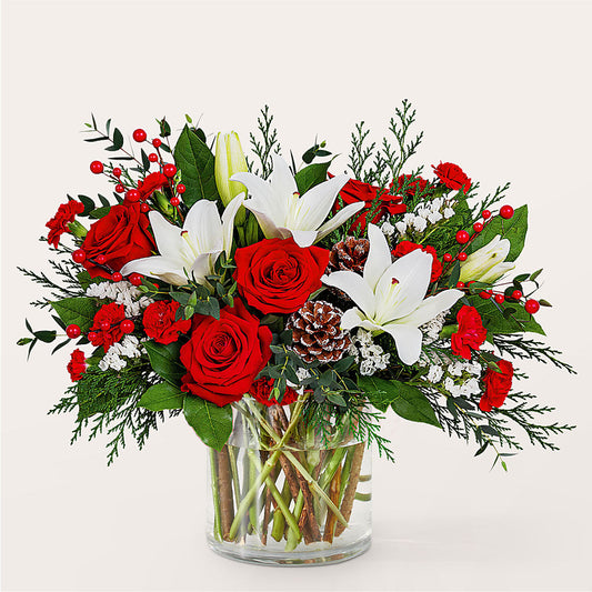 Best in Snow Bouquet –  Konbit Flowers Group Llc, Brooklyn NY