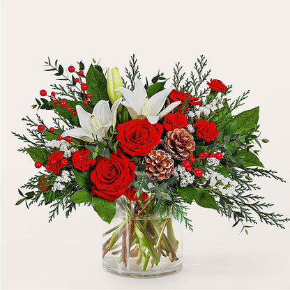 Best in Snow Bouquet –  Konbit Flowers Group Llc, Brooklyn NY